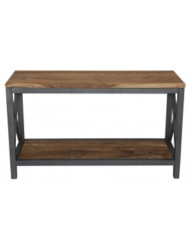 Console  industrielle acacia