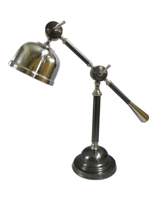 Lampe de bureau chromée industrielle Lampe de bureau chromée industrielle